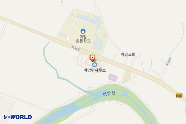 마암면사무소화장실 위치 지도 — 경상남도 고성군 마암면 도전리 670-8