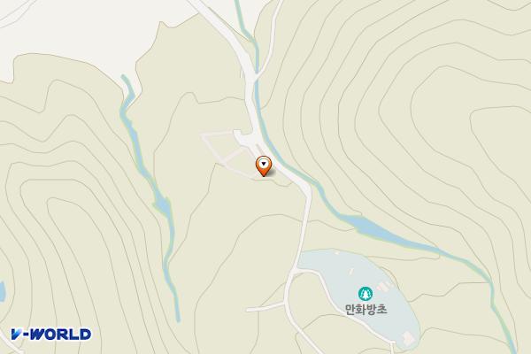 벽방산 진입로 화장실 위치 지도 — 경상남도 고성군 거류면 은황길 82-64