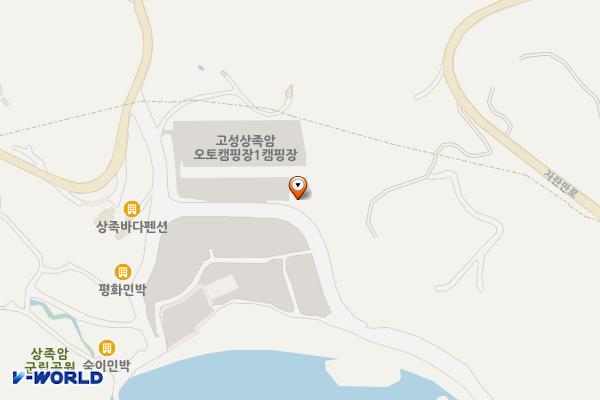 상족암군립공원 월흥화장실 위치 지도 — 경상남도 고성군 하이면 덕명5길 23