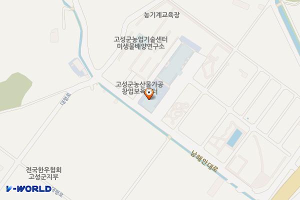 친환경농업연구소 화장실 위치 지도 — 경상남도 고성군 고성읍 남해안대로 2829-60
