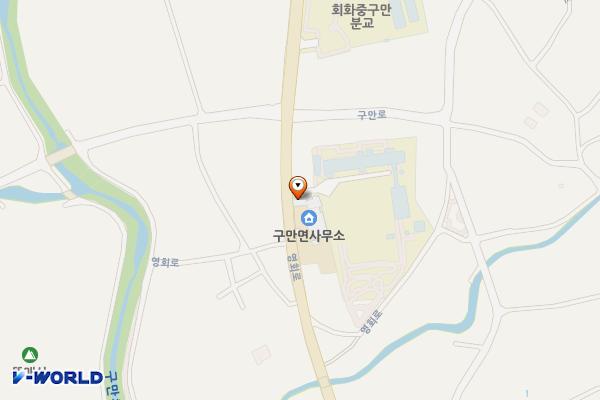 구만면사무소 화장실 위치 지도 — 경상남도 고성군 구만면 영회로 1765