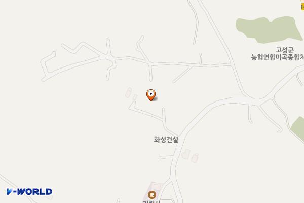 씨름장 화장실 위치 지도 — 경상남도 고성군 고성읍 기월리 392-3
