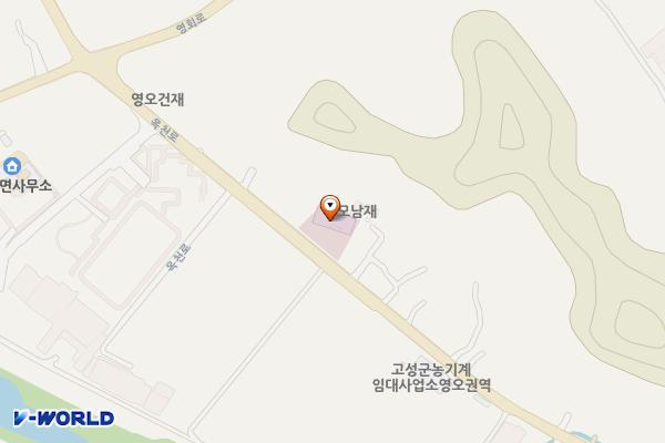 영천통합보건지소 위치 지도 — 경상남도 고성군 영오면 옥천로 1472