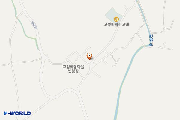 고성 학동마을 옛담장 화장실 위치 지도 — 경상남도 고성군 하일면 학동돌담길 21-4
