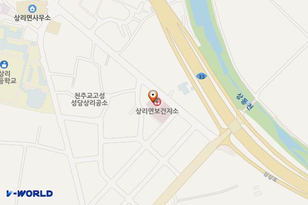 상리보건지소 위치 지도 — 경상남도 고성군 상리면 척번정7길 27