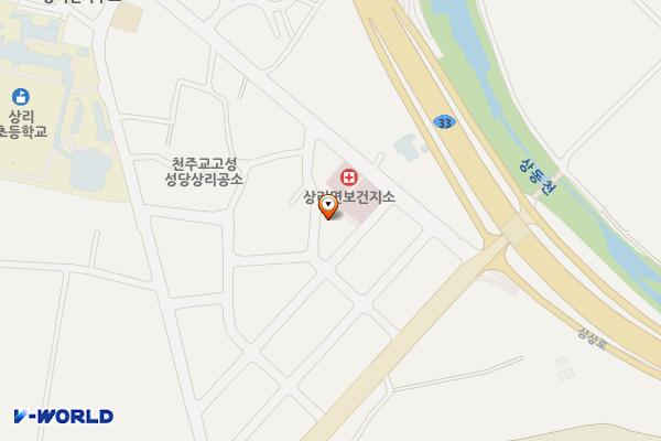 상리면문화마을 공설화장실 위치 지도 — 경상남도 고성군 상리면 척번정5길 46