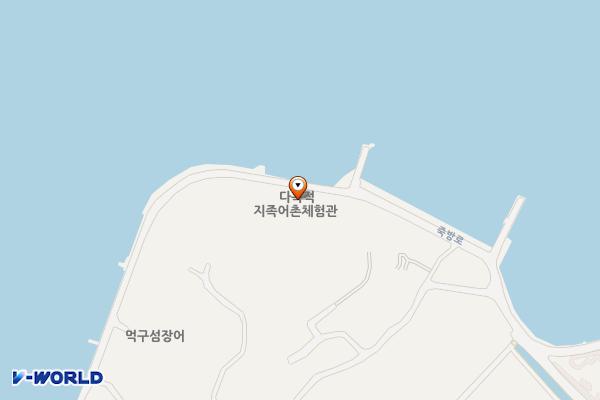 지족정보화마을1 위치 지도 — 경상남도 남해군 삼동면 죽방로 105