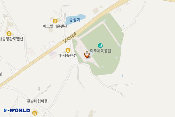미조공설운동장 위치 지도 — 경상남도 남해군 미조면 남해대로 257-11