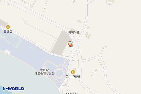 송정솔바람해변 주차장 위치 지도 — 경상남도 남해군 미조면 미송로 483