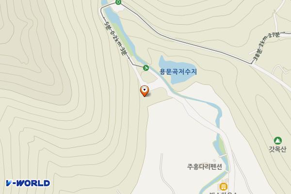 용문사 대형주차장 위치 지도 — 경상남도 남해군 이동면 미국마을길55