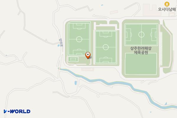 상주체육공원2 위치 지도 — 경상남도 남해군 상주면 상주로 60번길 47-44