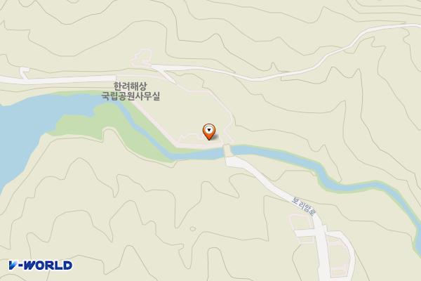 복곡 주차장 매표소 위치 지도 — 경상남도 남해군 이동면 보리암로 246