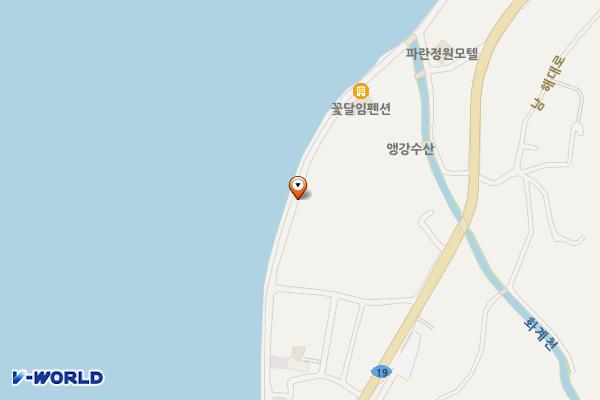 이동 원천마을 위치 지도 — 경상남도 남해군 이동면 남해대로1553번길 16-10