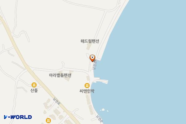 남면 홍현(숙호숲) 화장실 위치 지도 — 경상남도 남해군 남면 남면로 219-25