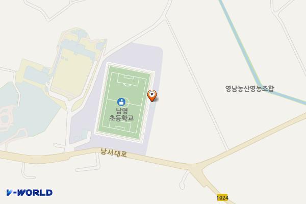 남면공설운동장 화장실 위치 지도 — 경상남도 남해군 남면 남서대로 748