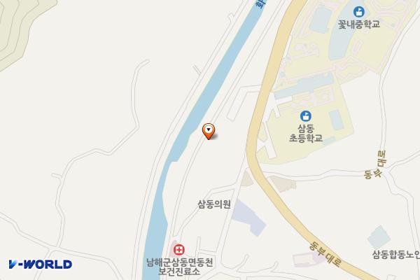 삼동면 동천 위치 지도 — 경상남도 남해군 삼동면 동부대로 1299