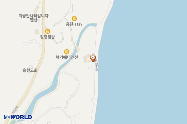 남면 홍현2 화장실 위치 지도 — 경상남도 남해군 남면 남면로389-89