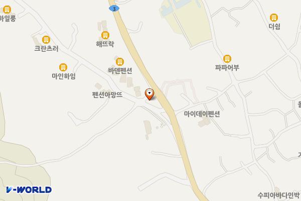 물건독일마을 입구 위치 지도 — 경상남도 남해군 삼동면 독일로 4