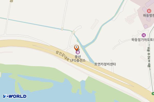 풍년LPG충전소 위치 지도 — 경상남도 하동군 하동읍 섬진강대로 2344