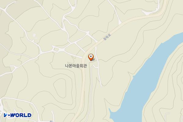 나본마을 쉼터 위치 지도 — 경상남도 하동군 청암면 상이리 936-4