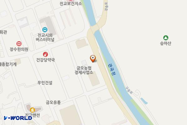 진교농협주유소 위치 지도 — 경상남도 하동군  진교면 경충로 1065