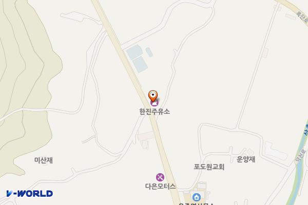 한진주유소 위치 지도 — 경상남도 하동군 옥종면 옥종중앙길 104