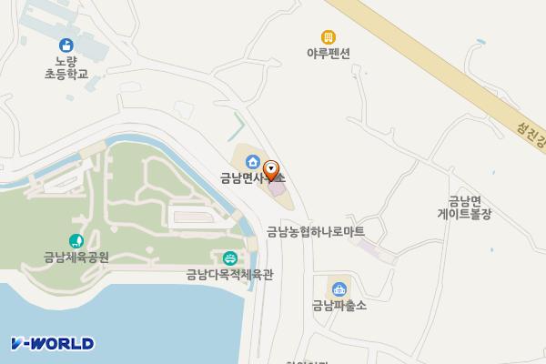 금남면사무소 위치 지도 — 경상남도 하동군 금남면 미법마을길 4