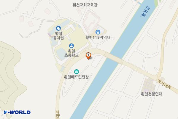 횡천강변화장실 위치 지도 — 경상남도 하동군 횡천면 경서대로 1122