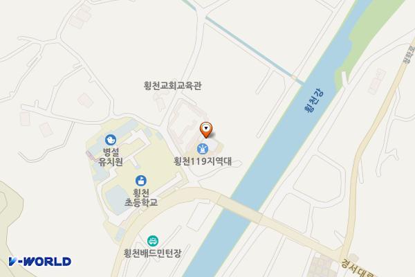 횡천119지역대 위치 지도 — 경상남도 하동군 횡천면 횡보길 6