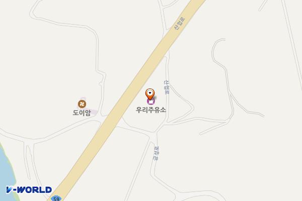 우리주유소 위치 지도 — 경상남도 하동군 금성면 산업로 560