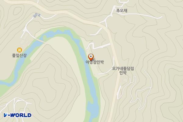 상이리 계곡 위치 지도 — 경상남도 하동군 청암면 상이리288