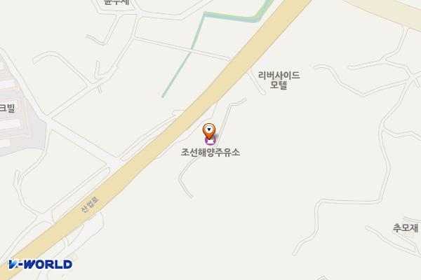 조선해양주유소 위치 지도 — 경상남도 하동군 금성면 산업로 498