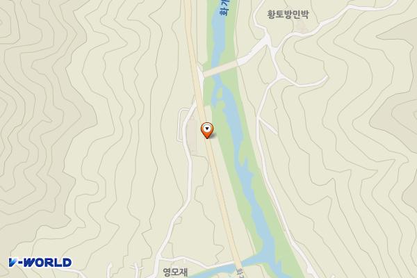 모암휴게소 위치 지도 — 경상남도 하동군 화개면 용강리 750-2