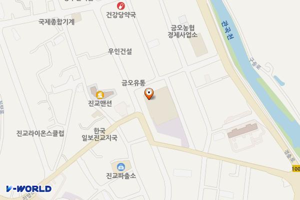 진교공설시장 위치 지도 — 경상남도 하동군 진교면 선창길 24