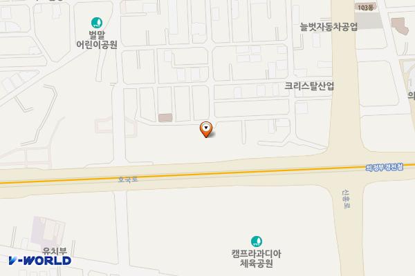 흥선역 공영(소형) 위치 지도 — 경기도 의정부시 의정부동 246-13
