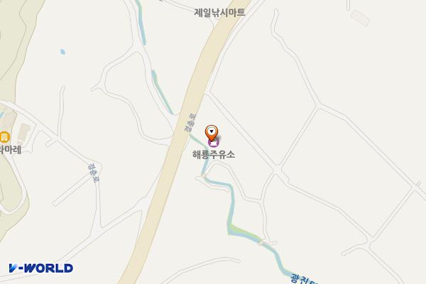 해룡주유소 위치 지도 — 경상남도 하동군 금남면 경충로 440