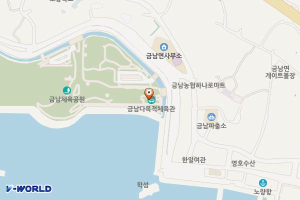 금남 다목적체육관 위치 지도 — 경상남도 하동군 금남면 미법마을길 3