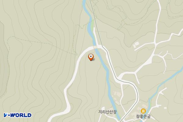 칠불사다리 밑 위치 지도 — 경상남도 하동군 화개면 범왕리 1017
