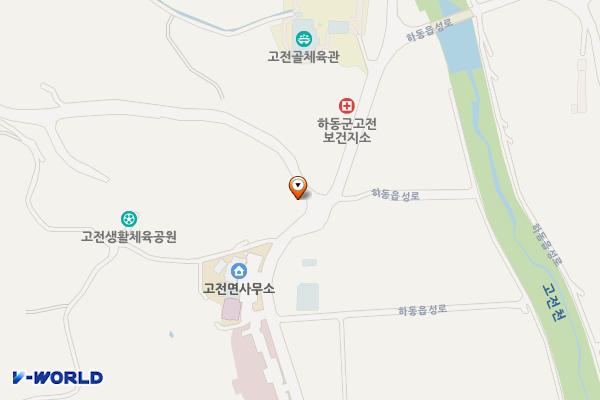 고전면생활체육공원 위치 지도 — 경상남도 하동군 고전면 하동읍성로 355