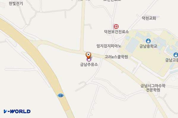 금남주유소(현대) 위치 지도 — 경상남도 하동군 금남면 섬진강대로 669
