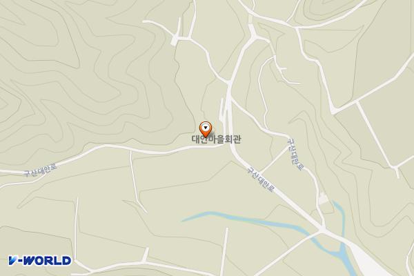 대안 위치 지도 — 경상남도 함양군 백전면 구산대안로 265-12