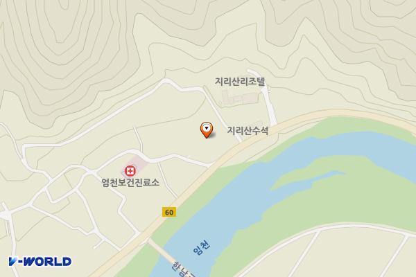한남 위치 지도 — 경상남도 함양군 휴천면 한남안길 43