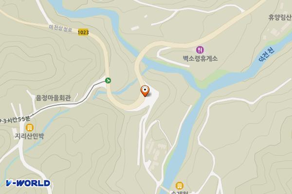 음정마을 위치 지도 — 경상남도 함양군 마천면 삼정리 402-12