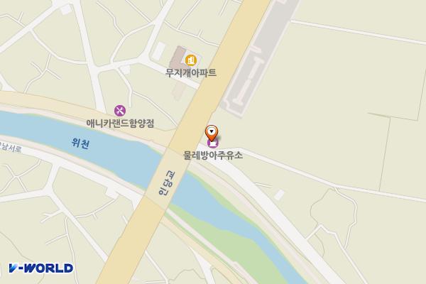 물레방아주유소 위치 지도 — 경상남도 함양군 함양읍 한들로 92