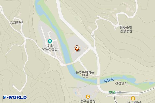 물삼거리 위치 지도 — 경상남도 함양군 안의면 용추계곡로 491-12
