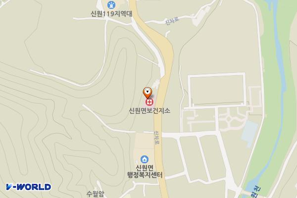신원면보건지소 화장실 위치 지도 — 경상남도 거창군 신원면 신차로 3079, 신원면보건지소