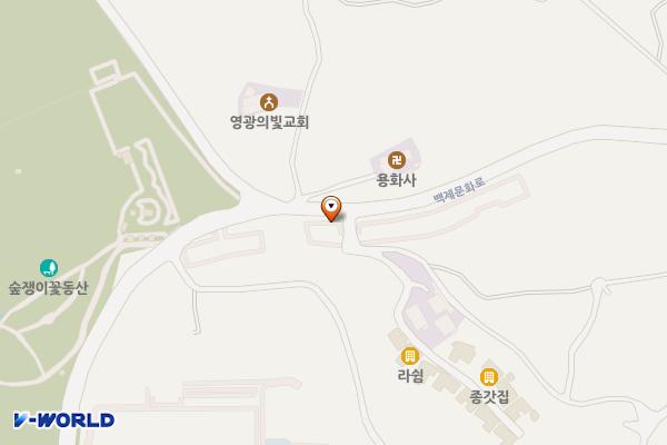 숲쟁이꽃동산 제2주차장 위치 지도 — 전라남도 영광군 법성면진내리589-24