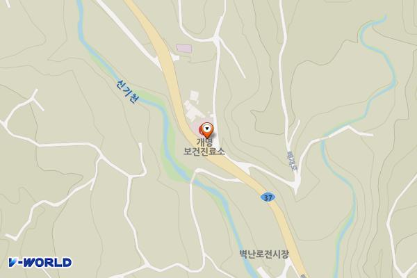 개명보건진료소 화장실 위치 지도 — 경상남도 거창군 고제면 하수내길 5 (개명리, 개명보건진료소)