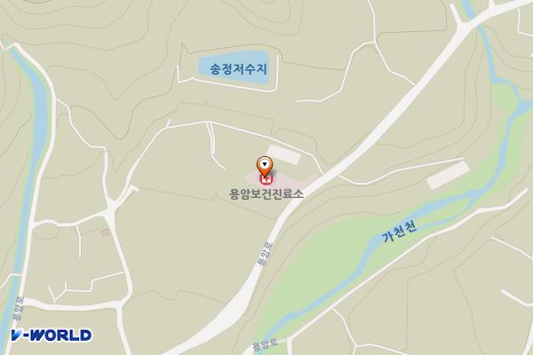 용암보건진료소 화장실 위치 지도 — 경상남도 거창군 가북면 용암로 717, 용암보건진료소