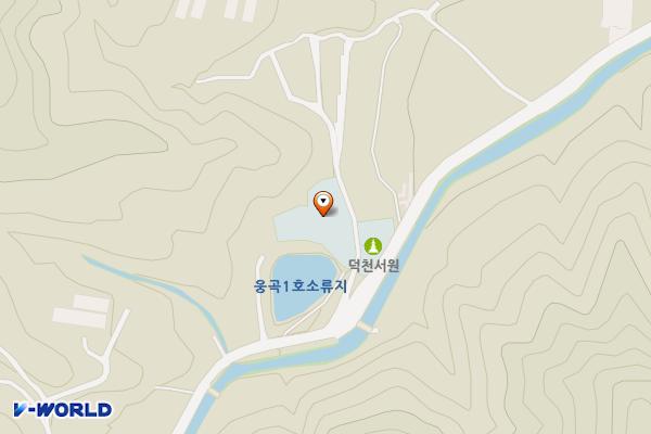덕천서원화장실 위치 지도 — 경상남도 거창군 거창읍 장팔길 594